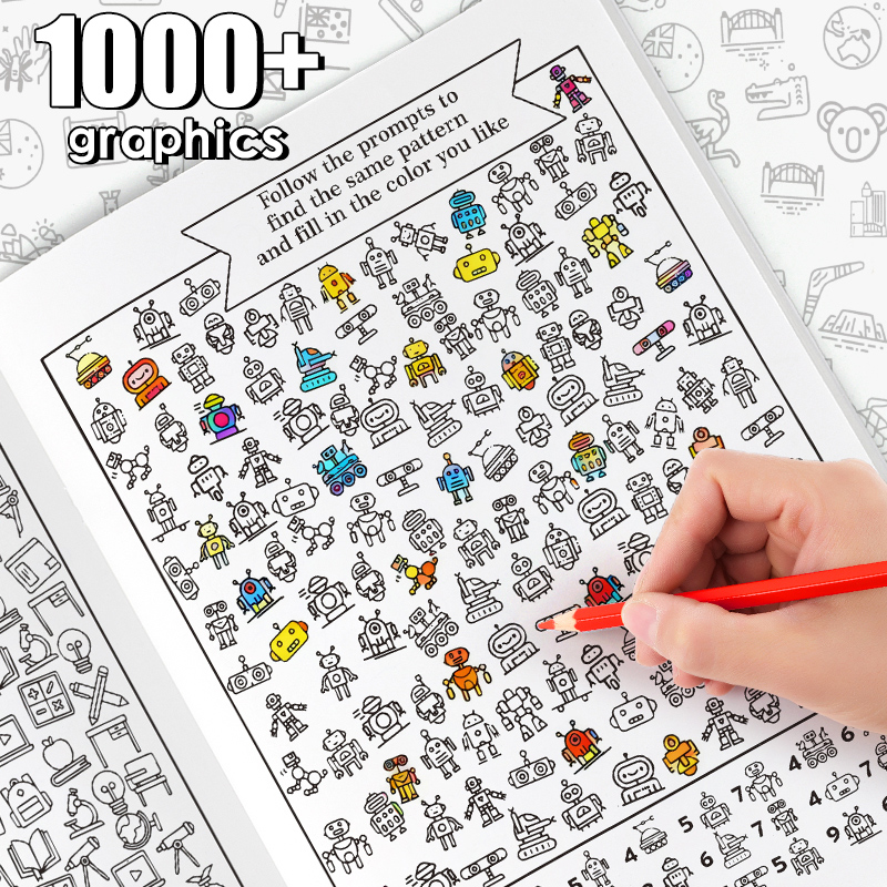 Food Snacks Coloring Book - Interactief boek met verborgen patronen |