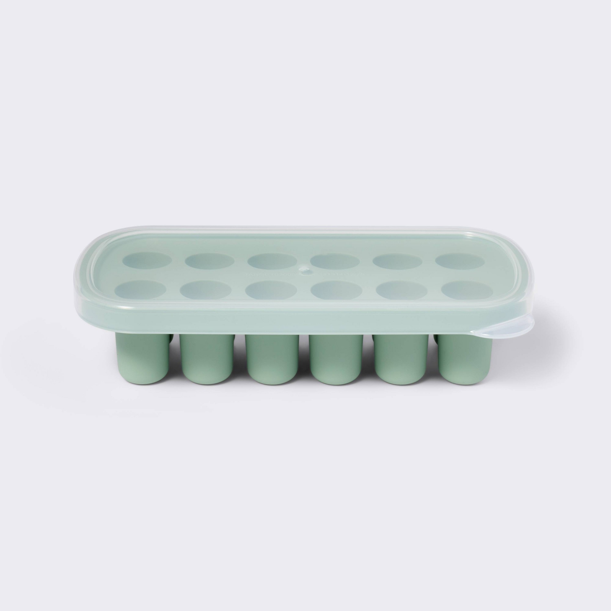 Food Prep Snacks - Groene Babyvoeding Vriesbakje, Flexibele Portie-opslagvorm voor