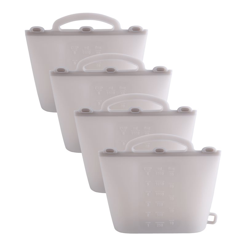 Food Prep Snacks - 75STO-Fresh-Keeping Bag Food-Grade Zelfsluitende voedselbewaarzak Herbruikbaar