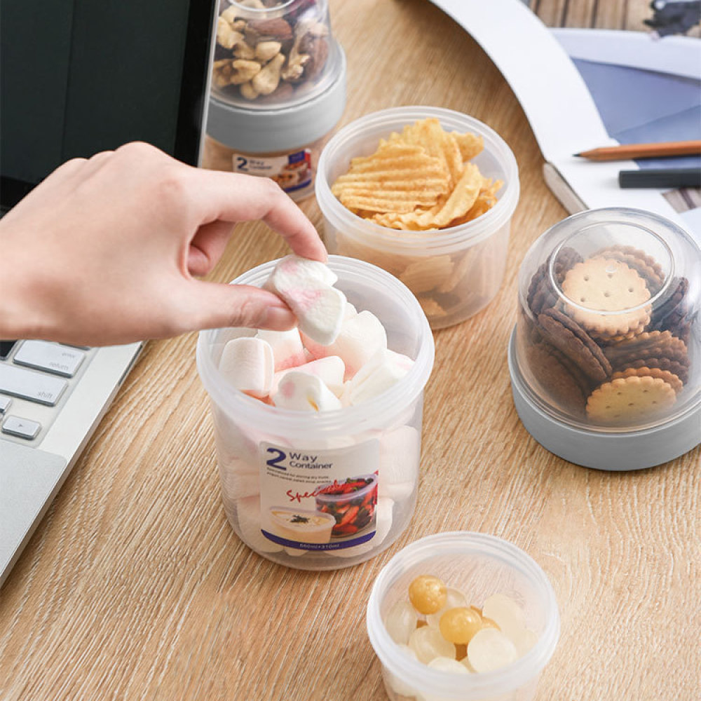 Dubbellaagse luchtdichte voeds - Baby Food Snacks Yogurt recensie en prijs