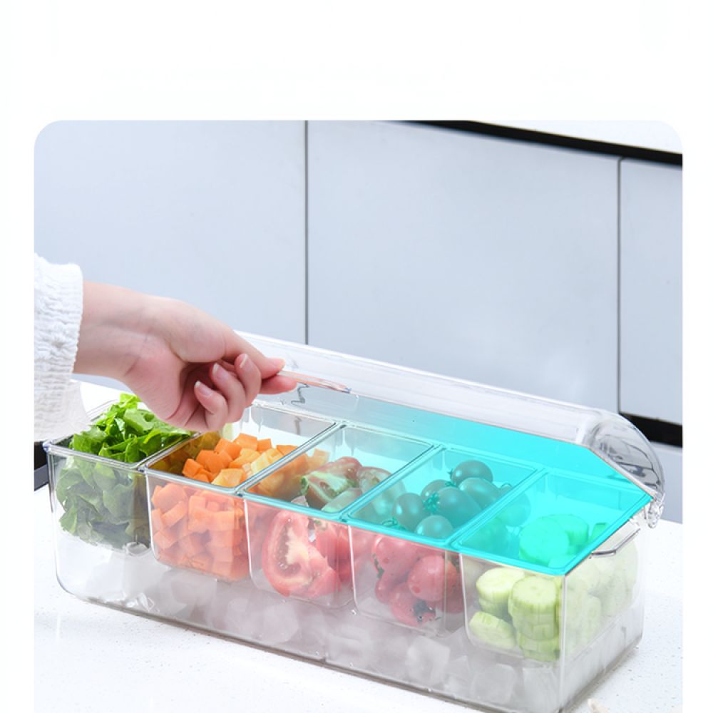 Gedeelde saladecontainer, serv - Food Prep Snacks recensie en prijs