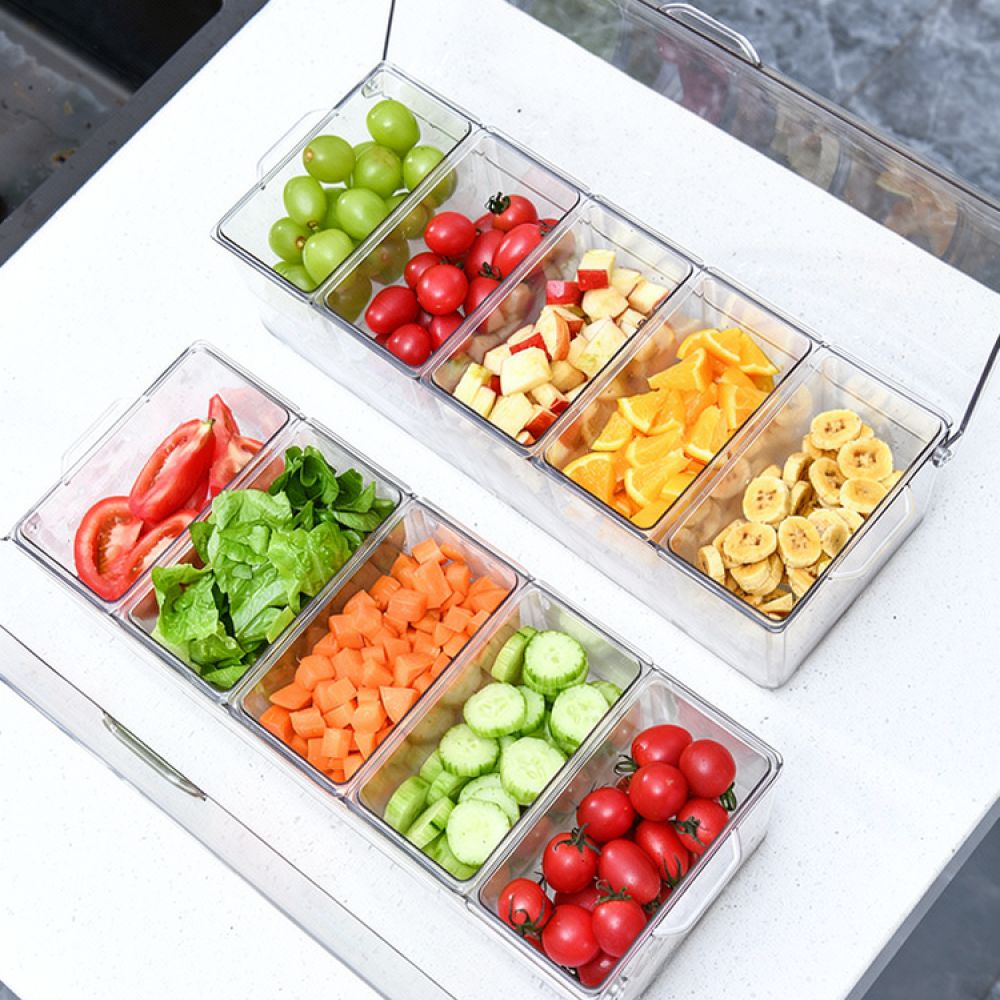 Gedeelde saladecontainer, serv - Food Prep Snacks recensie en prijs