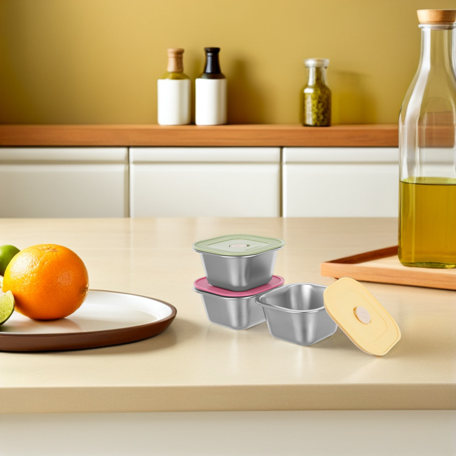 3 stuks roestvrijstalen snackc - Food Prep Snacks recensie en prijs