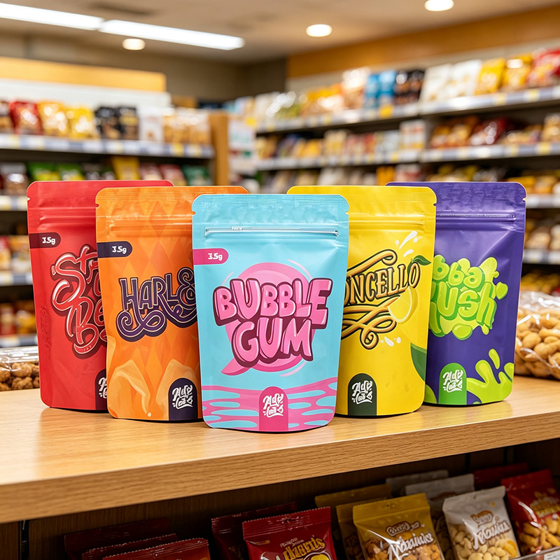 Op maat bedrukte, hersluitbare - Food Snacks Order recensie en prijs