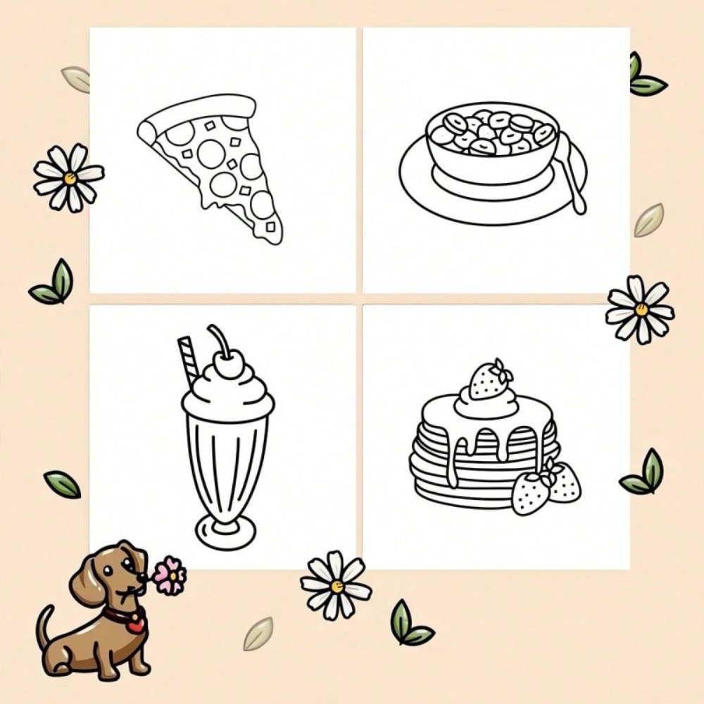 Voedsel en snacks Kleurboek Bo - Food Snacks Coloring Book recensie en prijs